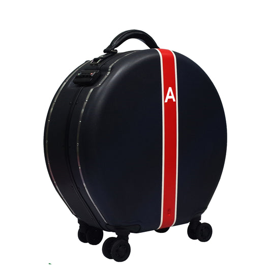 SINGLE INITIAL - ROUND ROLLING LUGGAGE