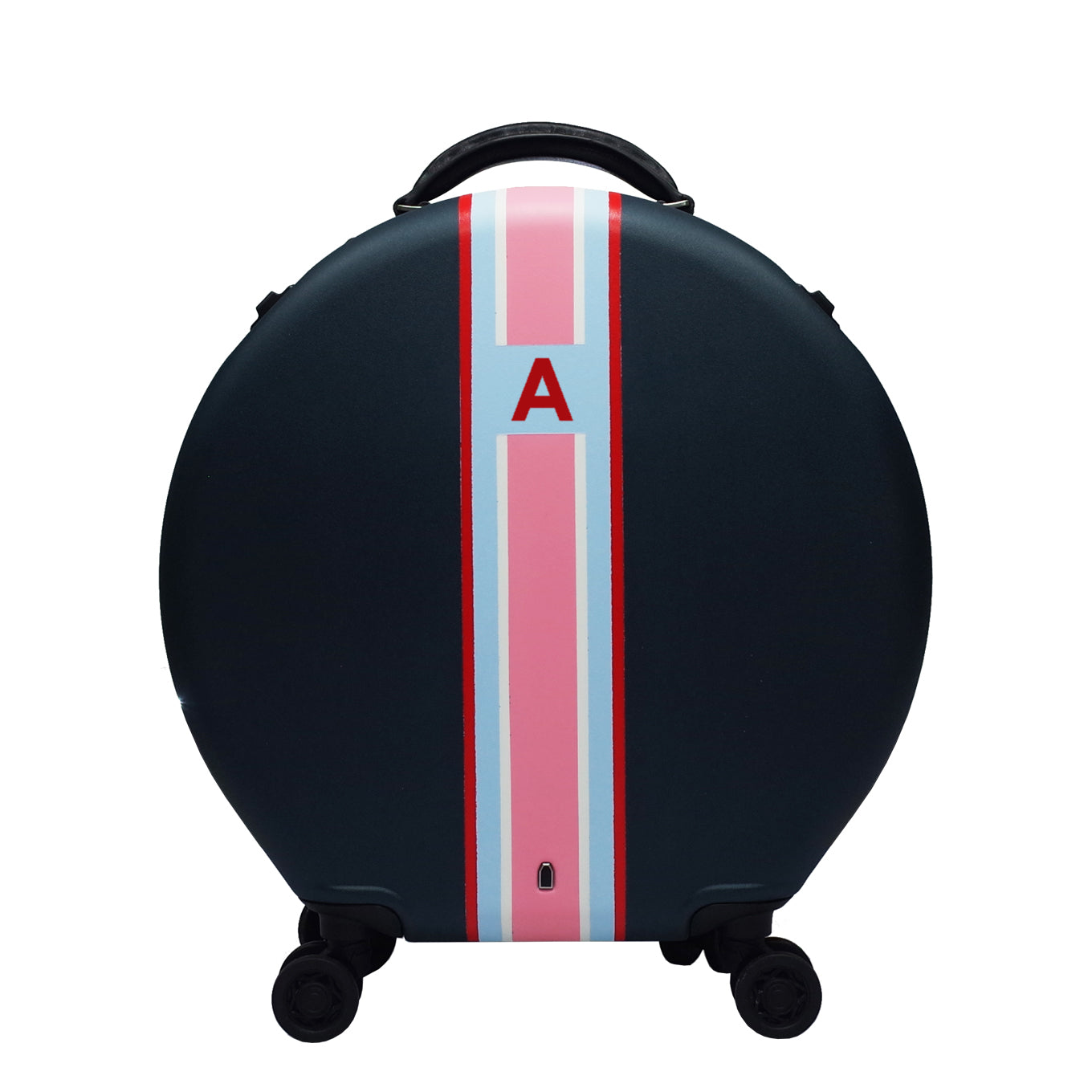 SINGLE INITIAL - ROUND ROLLING LUGGAGE