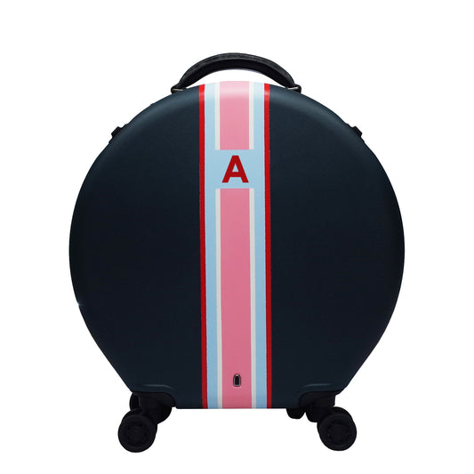 SINGLE INITIAL - ROUND ROLLING LUGGAGE