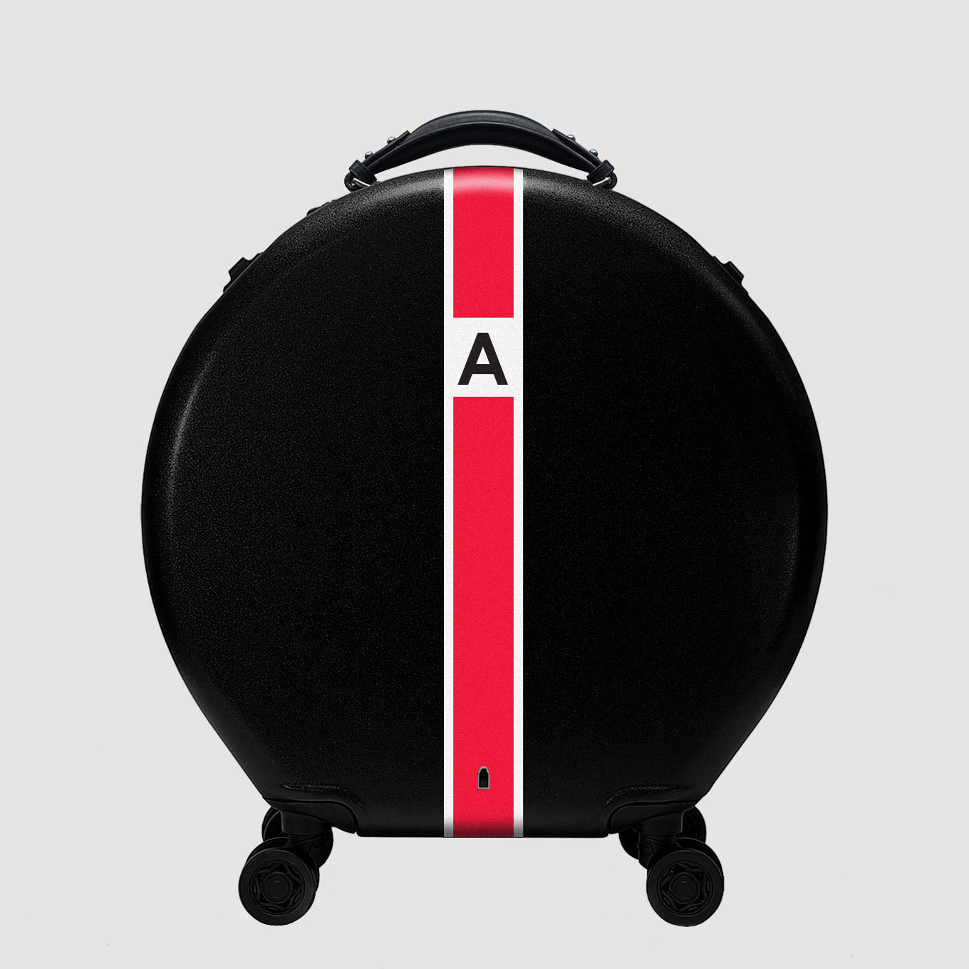 SINGLE INITIAL - ROUND ROLLING LUGGAGE