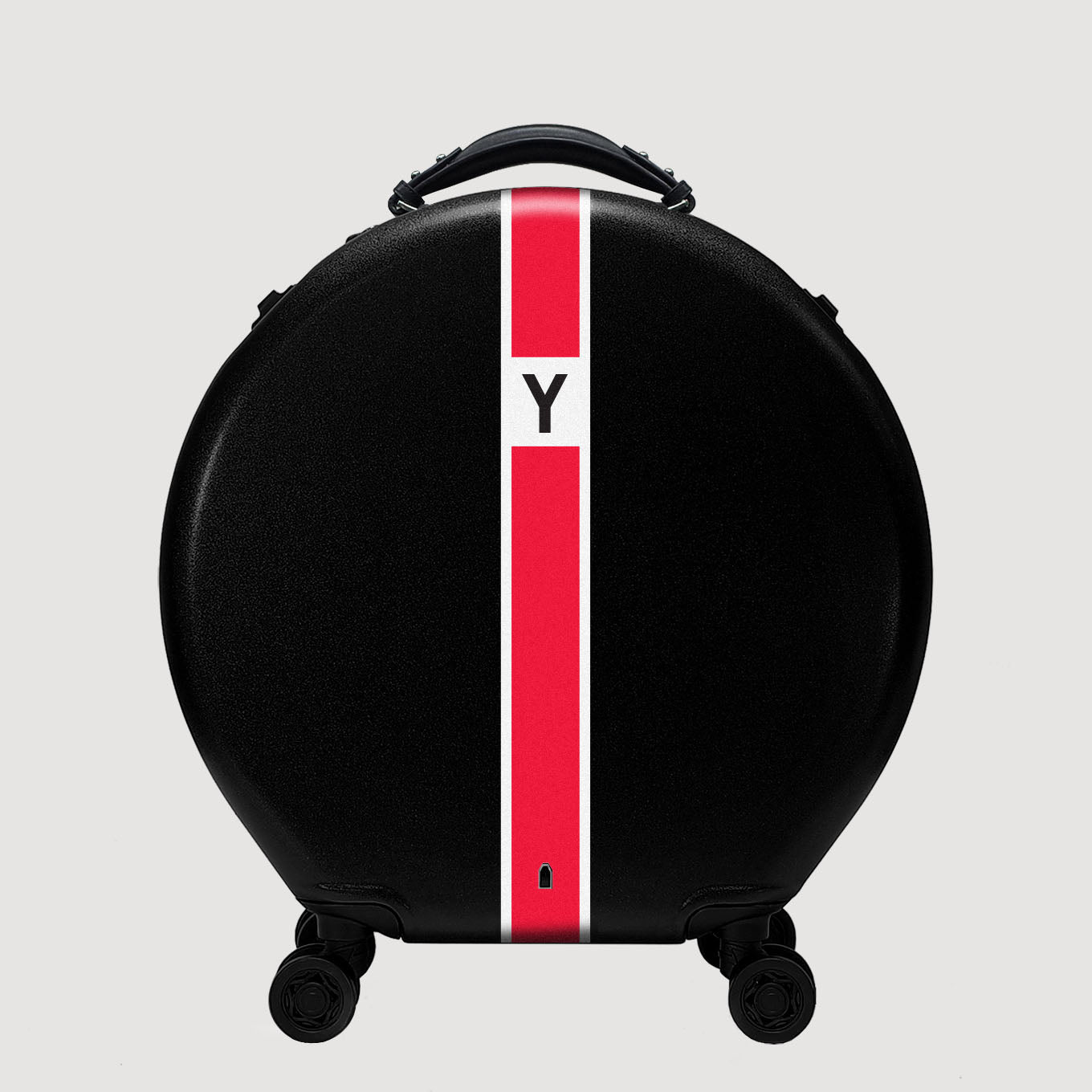 SINGLE INITIAL - ROUND ROLLING LUGGAGE